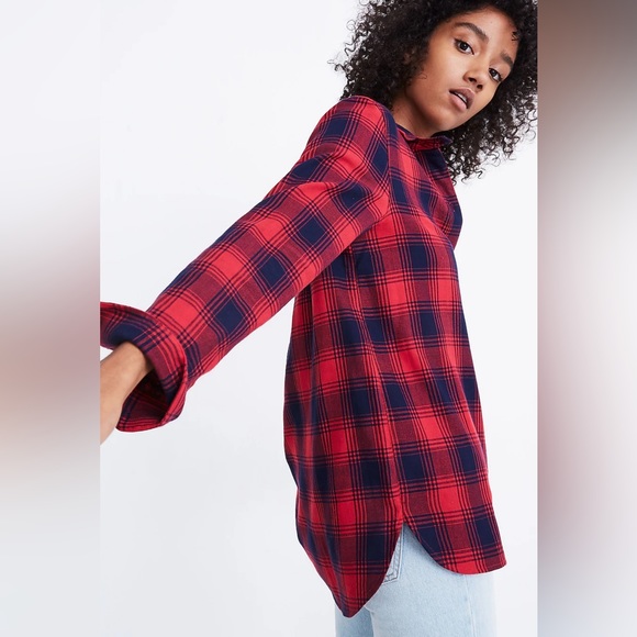 Madewell flannel shirt size small - Picture 3 of 6